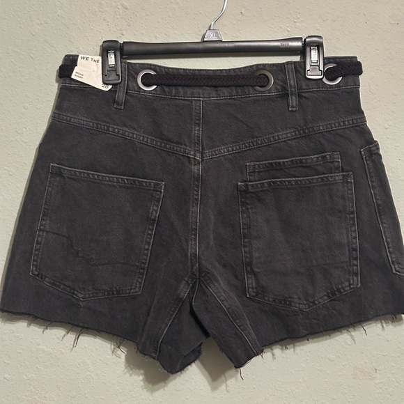 Free People Black Denim Women's Shorts - Picture 11 of 16